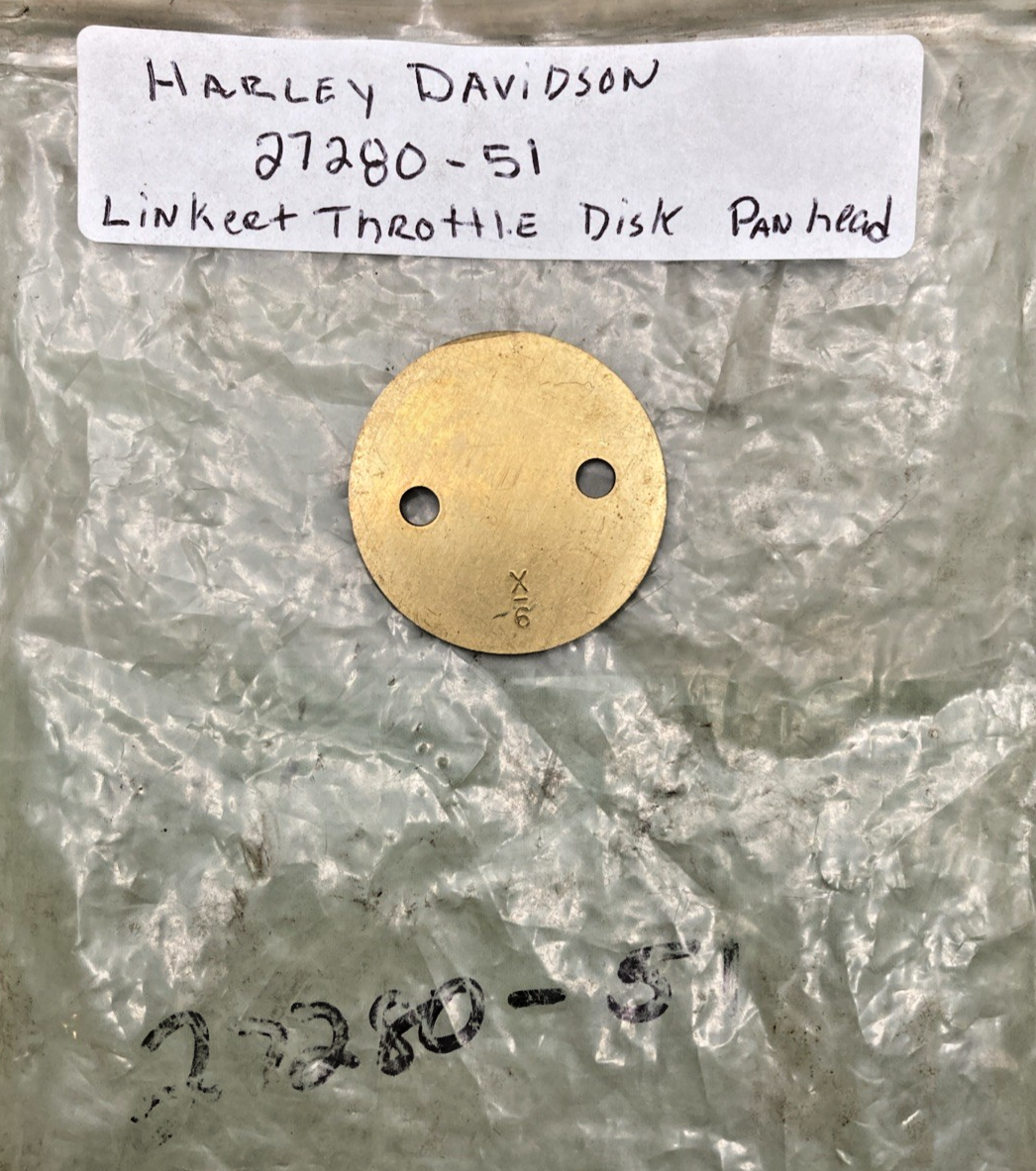 NEW REPLACES HARLEY DAVIDSON 27280-51 LIKNKERT THROTTLE DISC