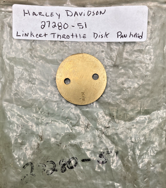 NEW REPLACES HARLEY DAVIDSON 27280-51 LIKNKERT THROTTLE DISC
