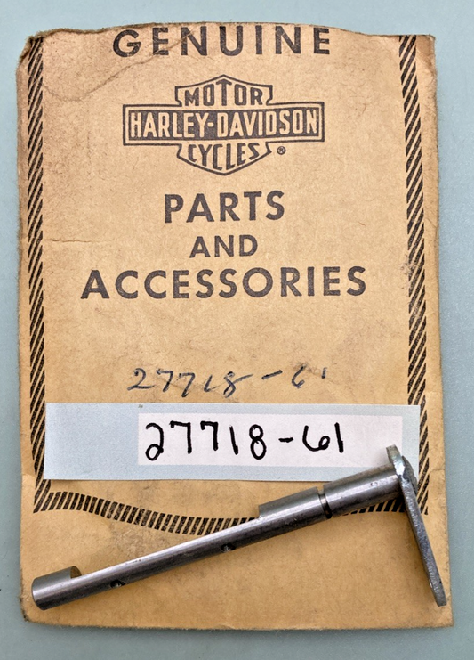 NEW GENUINE HARLEY DAVIDSON 27718-61 CHOKE SHAFT AND LEVER