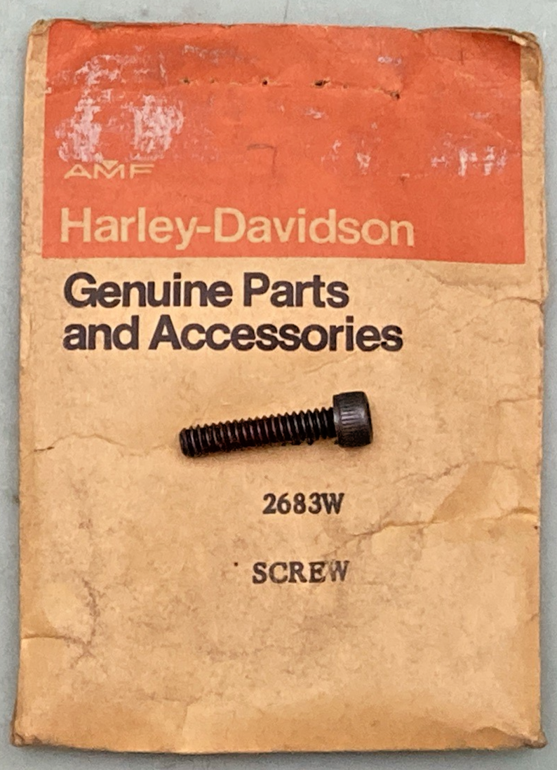 QTY 5 NEW GENUINE HARLEY-DAVIDSON 2683W 10-24 x 7/8" Hex Socket Screw