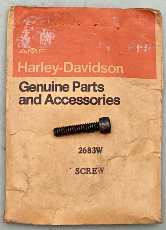 QTY 5 NEW GENUINE HARLEY-DAVIDSON 2683W 10-24 x 7/8" Hex Socket Screw