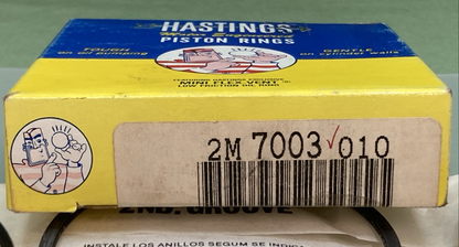 NEW GENUINE HASTINGS 2M7003010 PISTON RING SET 2 CYL