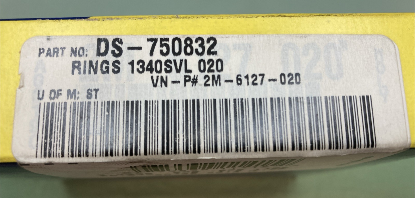 NEW GENUINE HASTINGS 2M6127020 RING SET 2 CYL FOR HARLEY DAVIDSON DS-1340SVL 020