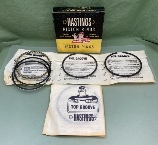 NEW GENUINE HASTINGS 6482030 PISTON RING SET HARLEY DAVIDSON