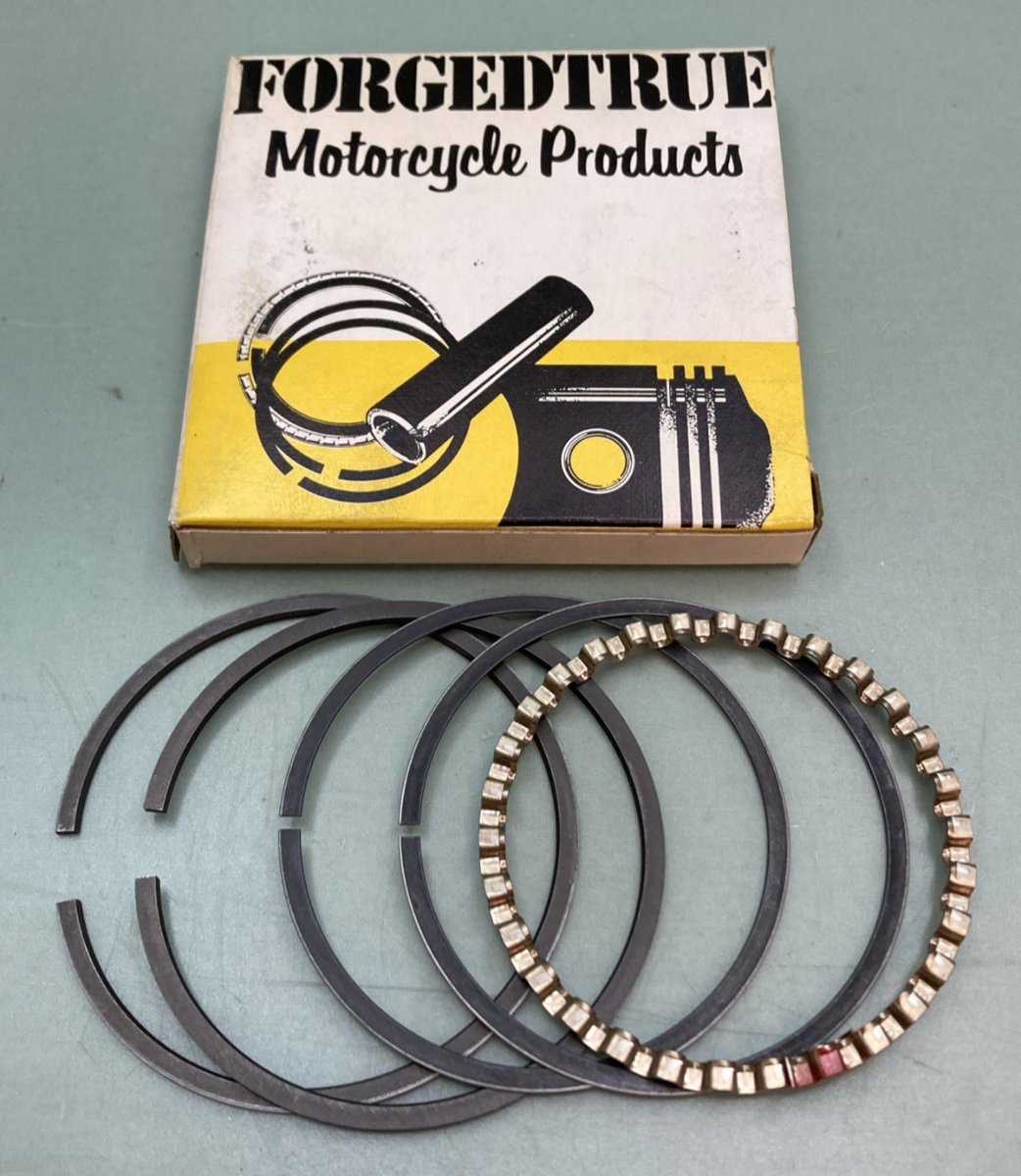 NEW GENUINE FORGEDTRUE 02-0002 PISTON RING SET HARLEY DAVIDSON
