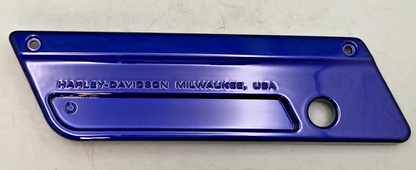 NEW GENUINE HARLEY-DAVIDSON 92000-10 LEFT Saddlebag Latch Cover CANDY 92000-10DE
