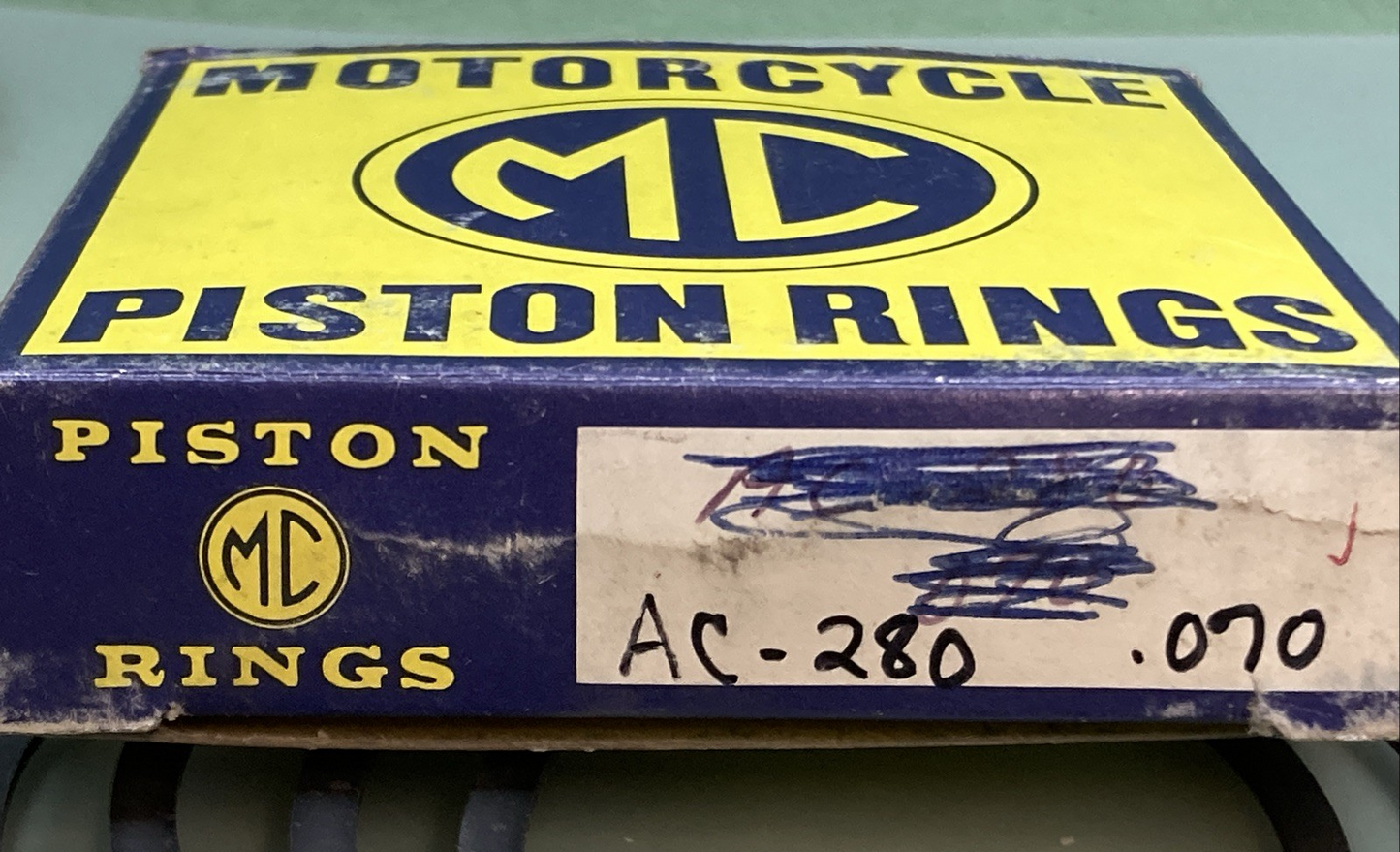 NEW GENUINE MC AC-280.070 PISTON RING SET HARLEY DAVIDSON P11227R.070