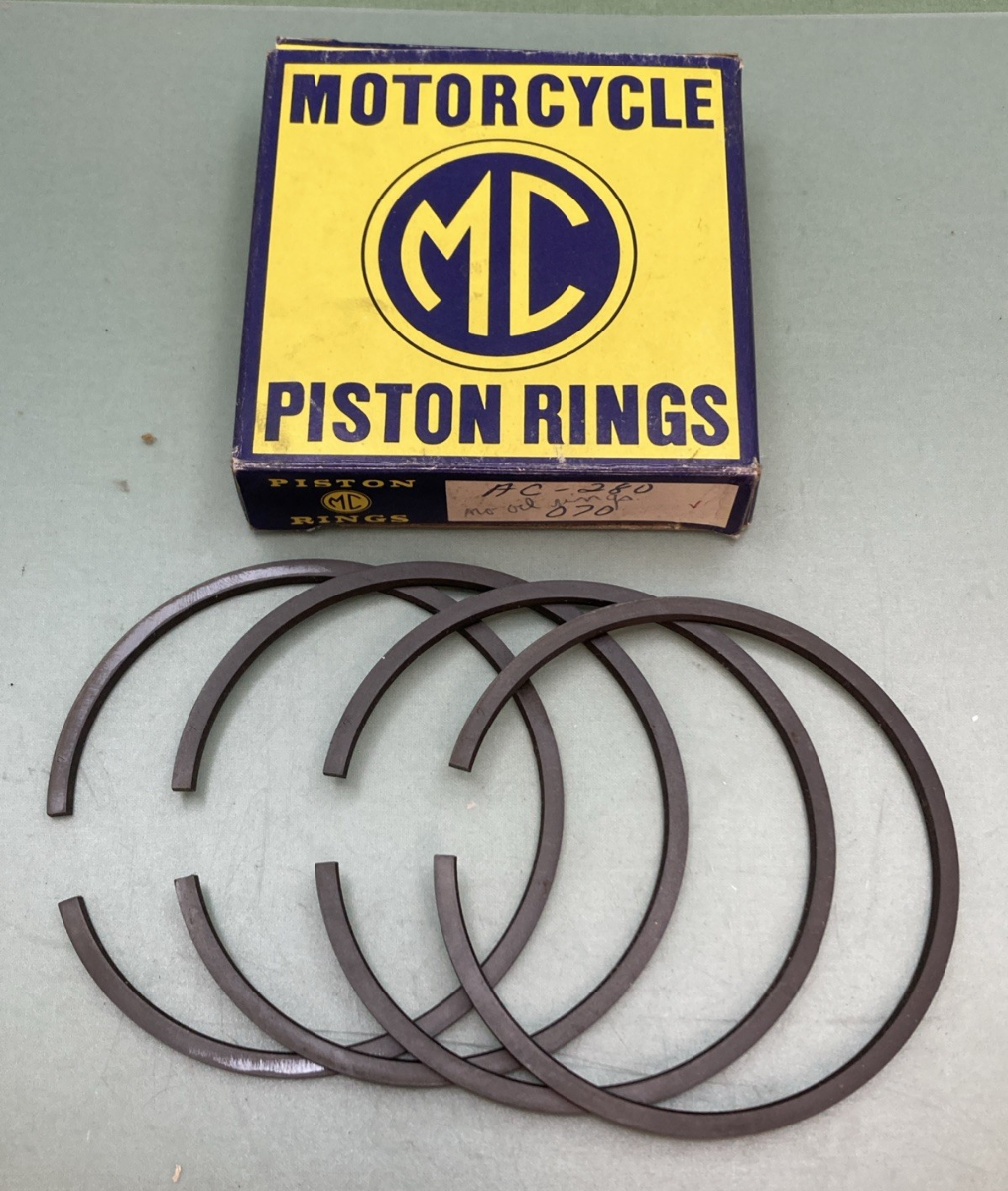 NEW GENUINE MC AC-280.070 PISTON RING SET HARLEY DAVIDSON P11227R.070