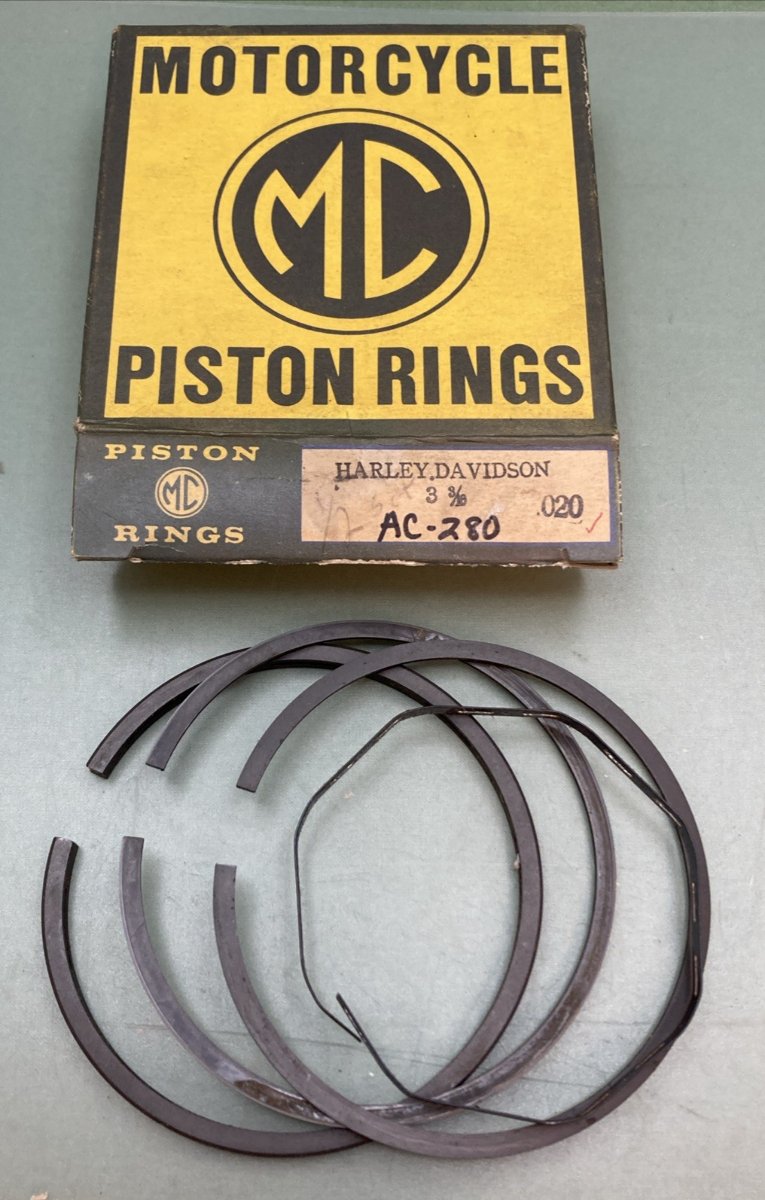 NEW GENUINE MC AC-280.020 PISTON RING SET HARLEY DAVIDSON