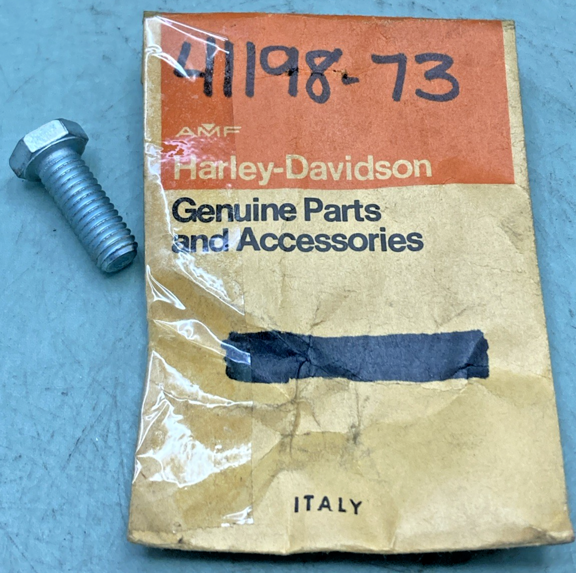 NEW GENUINE HARLEY DAVIDSON 41198-73 BRAKE DISC BOLT