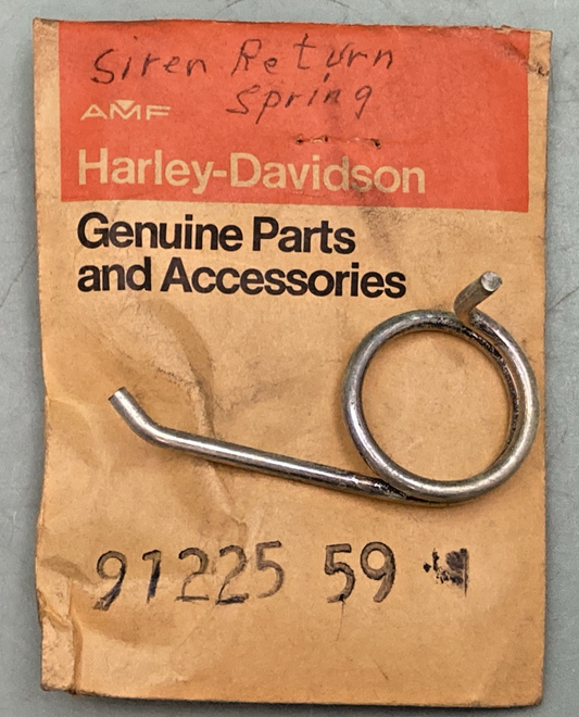 NEW GENUINE HARLEY-DAVIDSON 91225-59 SIREN REAR SPRING