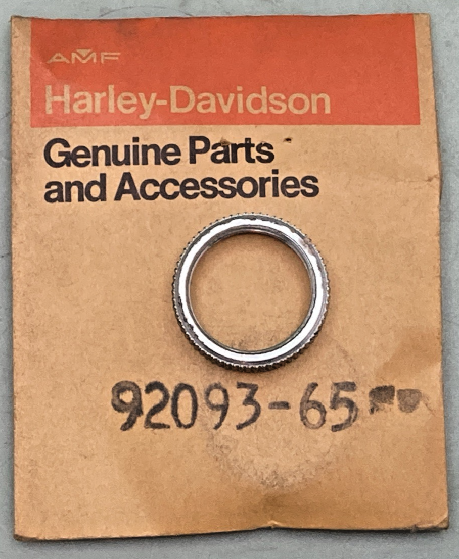 NEW GENUINE HARLEY-DAVIDSON 92093-65 Knurled Nut Cable Adapter