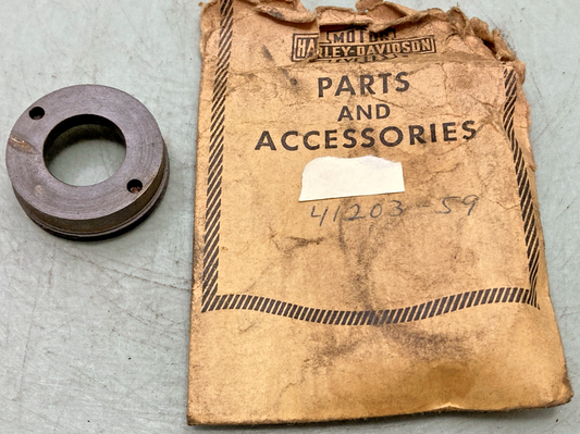 NEW GENUINE HARLEY DAVIDSON 41203-59 FRONT WHEEL BEARING LOCK NUT