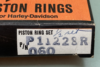 NEW GENUINE MOTORCYCLE SUPERIOR P11228R 060 PISTON RING SET