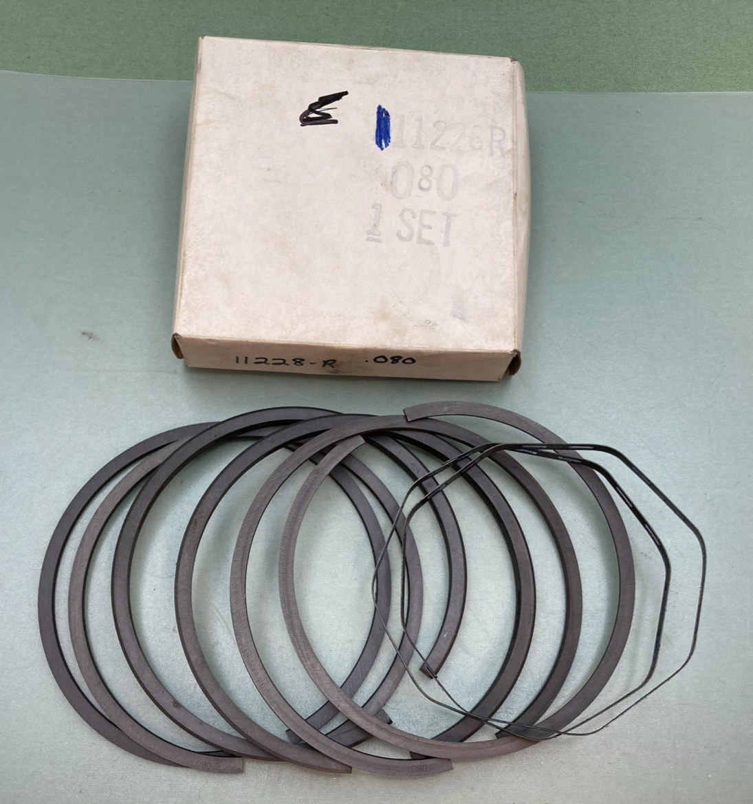 NEW REPLACES HARLEY DAVIDSON 11228R 080 PISTON RING SET
