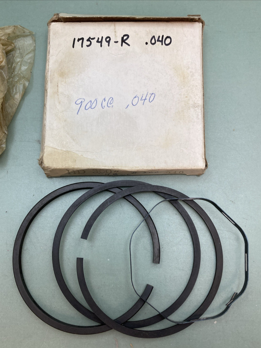 NEW REPLACES HARLEY DAVIDSON 17549-R 040 PISTON RING SET