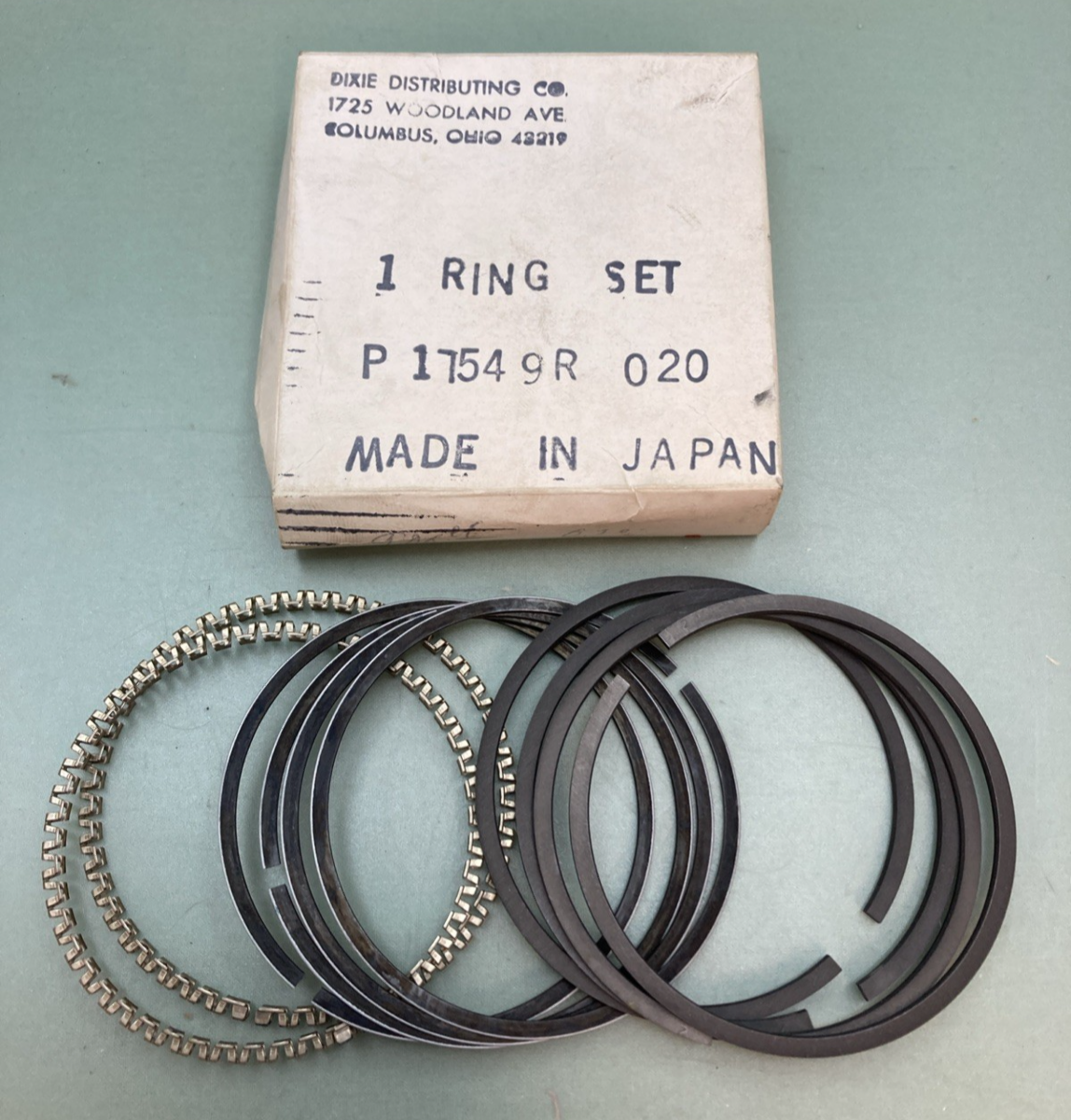 NEW GENUINE DIXIE P17549-R 020 PISTON RING SET HARLEY DAVIDSON