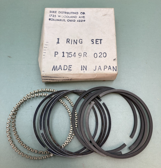 NEW GENUINE DIXIE P17549-R 020 PISTON RING SET HARLEY DAVIDSON