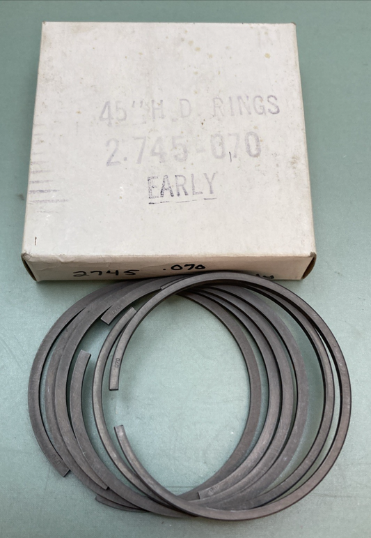 NEW REPLACES HARLEY DAVIDSON 2745-070 PISTON RING SET 2745E 070