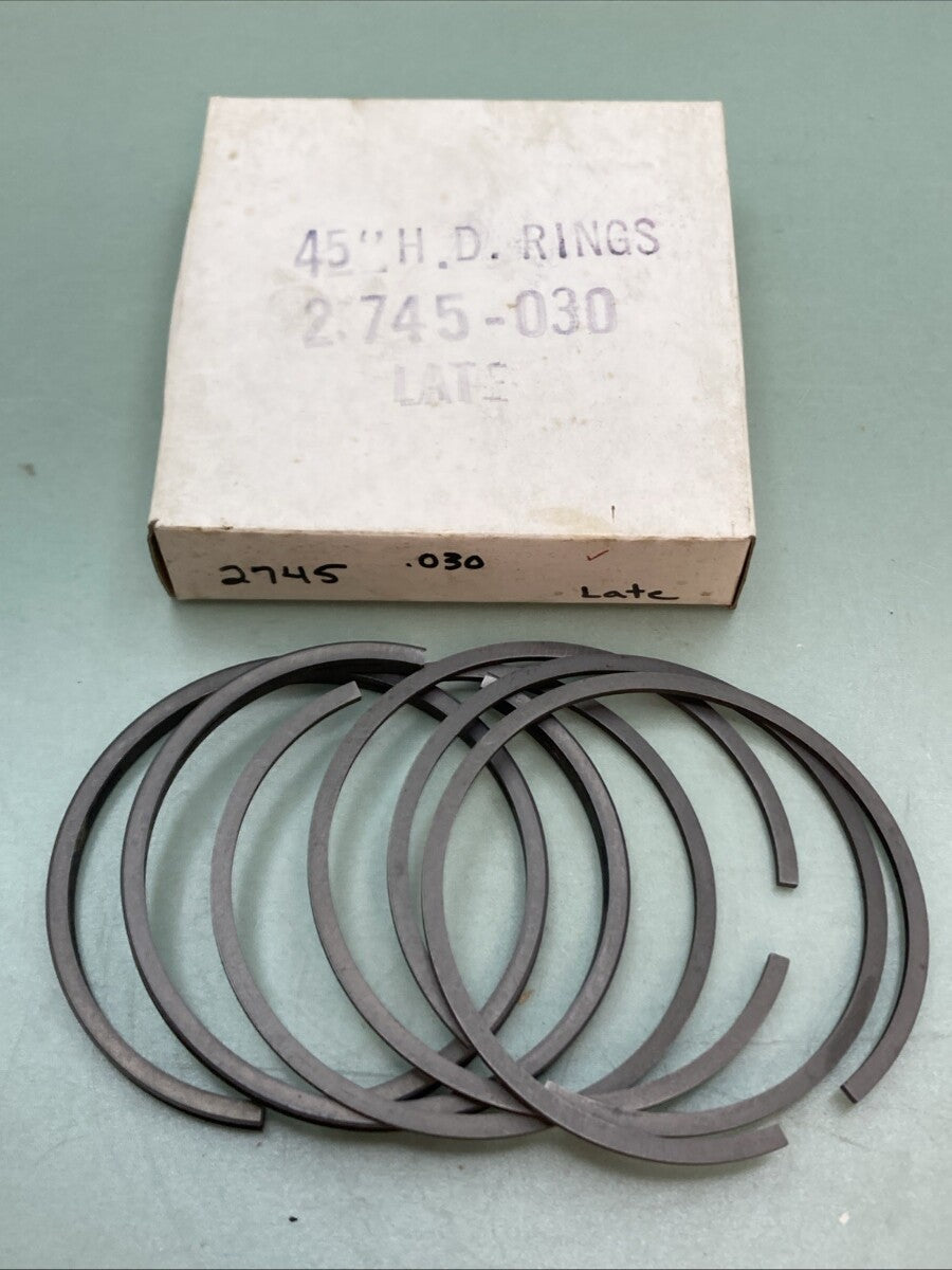 NEW REPLACES HARLEY DAVIDSON 2745-030 PISTON RING SET 2745L 030