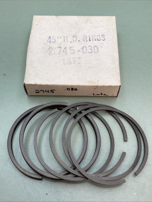 NEW REPLACES HARLEY DAVIDSON 2745-030 PISTON RING SET 2745L 030