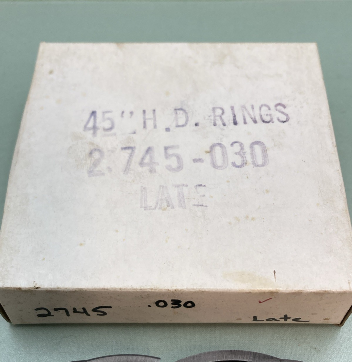 NEW REPLACES HARLEY DAVIDSON 2745-030 PISTON RING SET 2745L 030