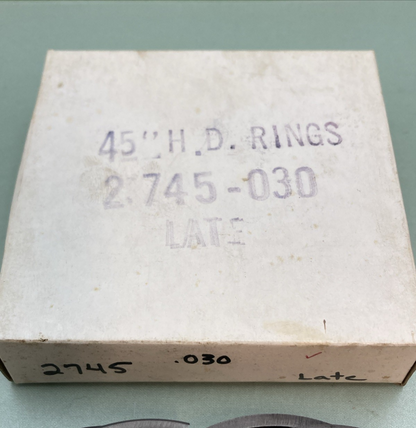 NEW REPLACES HARLEY DAVIDSON 2745-030 PISTON RING SET 2745L 030