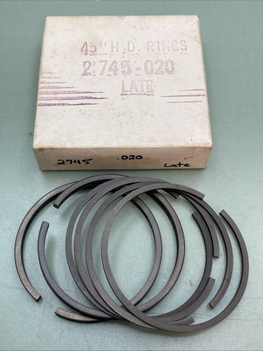 NEW REPLACES HARLEY DAVIDSON 2745-020 PISTON RING SET 2745L 020
