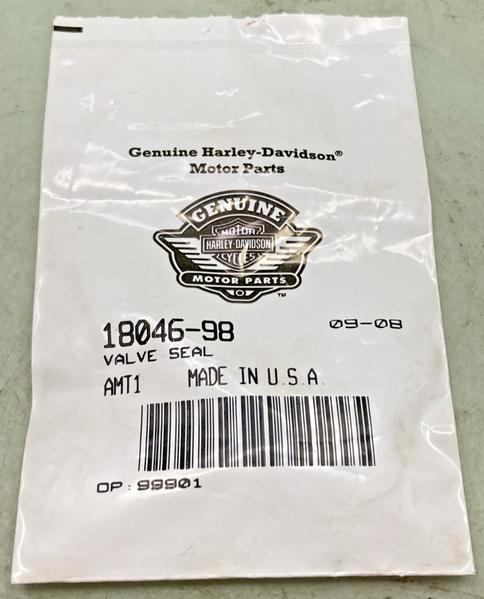 QTY 3 GENUINE HARLEY DAVIDSON 18046-98 VALVE SEAL
