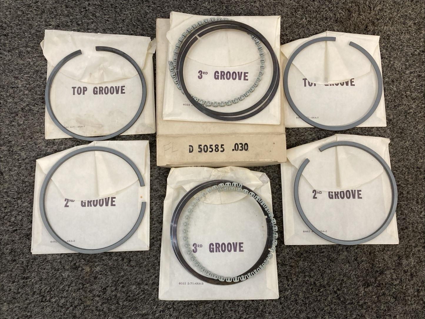 NEW REPLACES DIXIE D50585 .030 PISTON RING SET HARLEY DAVIDSON