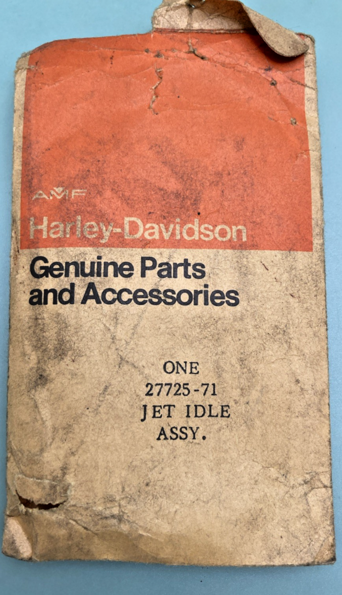 NEW GENUINE HARLEY DAVIDSON 27725-71 IDLE JET 0.60 mm "A"