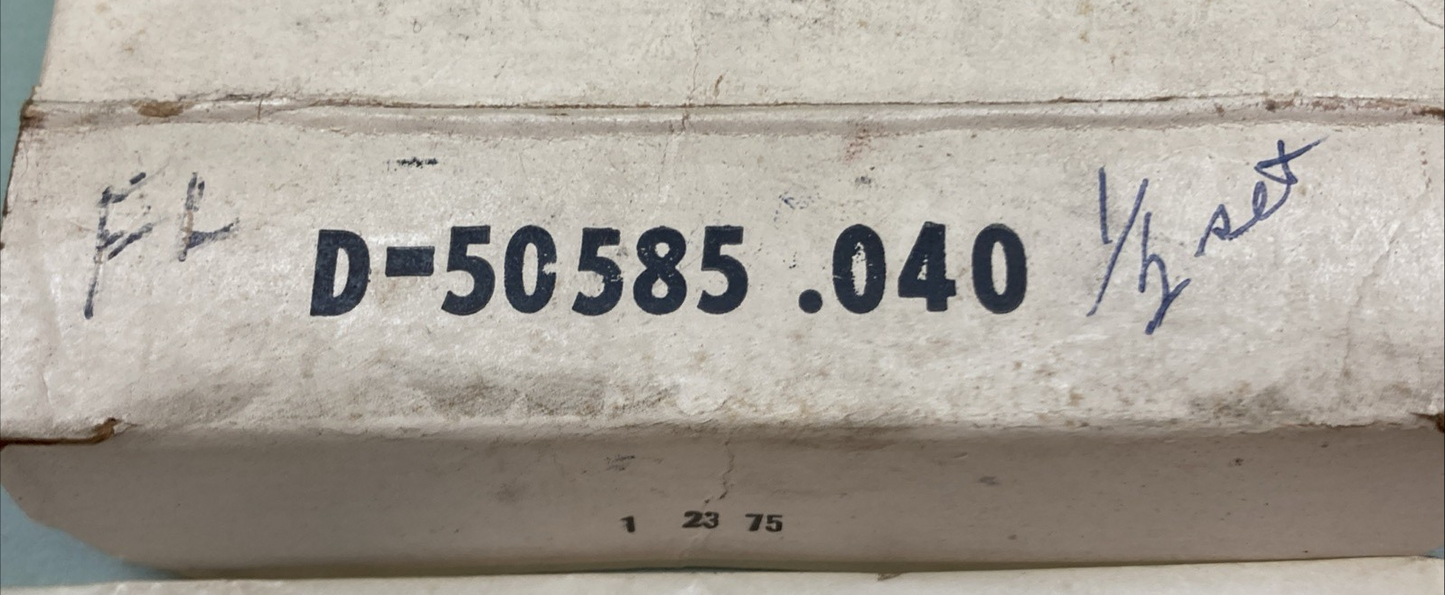 NEW REPLACES DIXIE D50585 040 PISTON RING SET HARLEY DAVIDSON