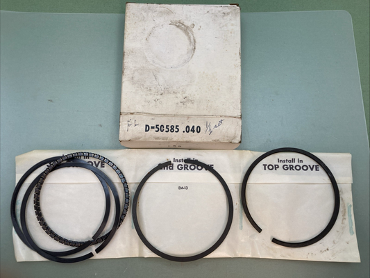 NEW REPLACES DIXIE D50585 040 PISTON RING SET HARLEY DAVIDSON