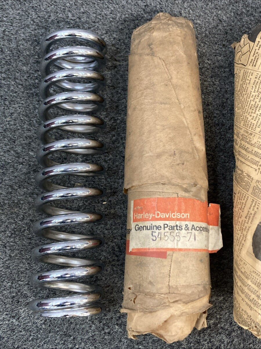 NEW GENUINE HARLEY DAVIDSON 54555-71 Spring, shock absorber - 9.5"