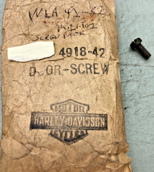 QTY 5 NEW GENUINE HARLEY DAVIDSON 4918-42 SCREW