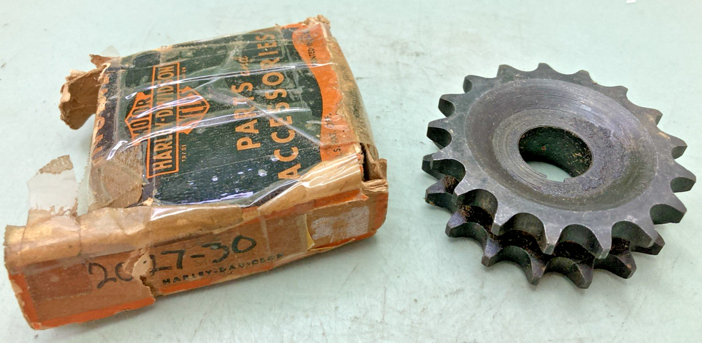 NEW GENUINE HARLEY DAVIDSON 2027-30 MOTOR SPROCKET 17T