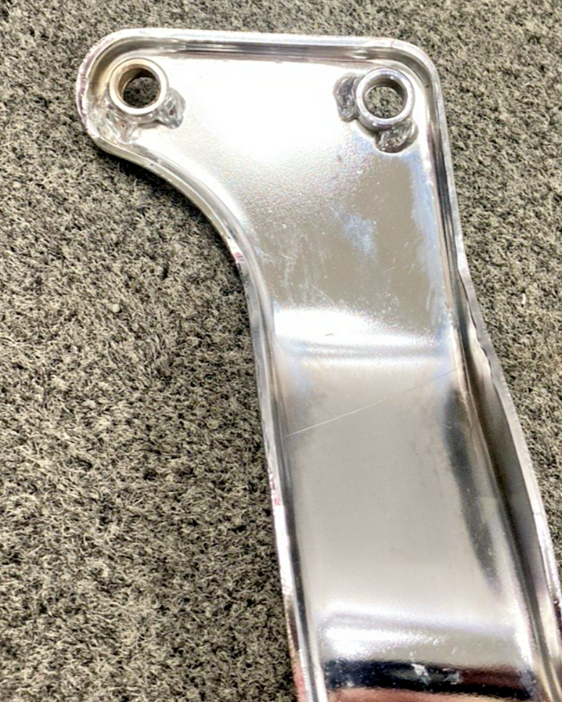 NEW REPLACES HARLEY DAVIDSON 59954-86 FENDER SUPPORT - LEFT (CHROME)