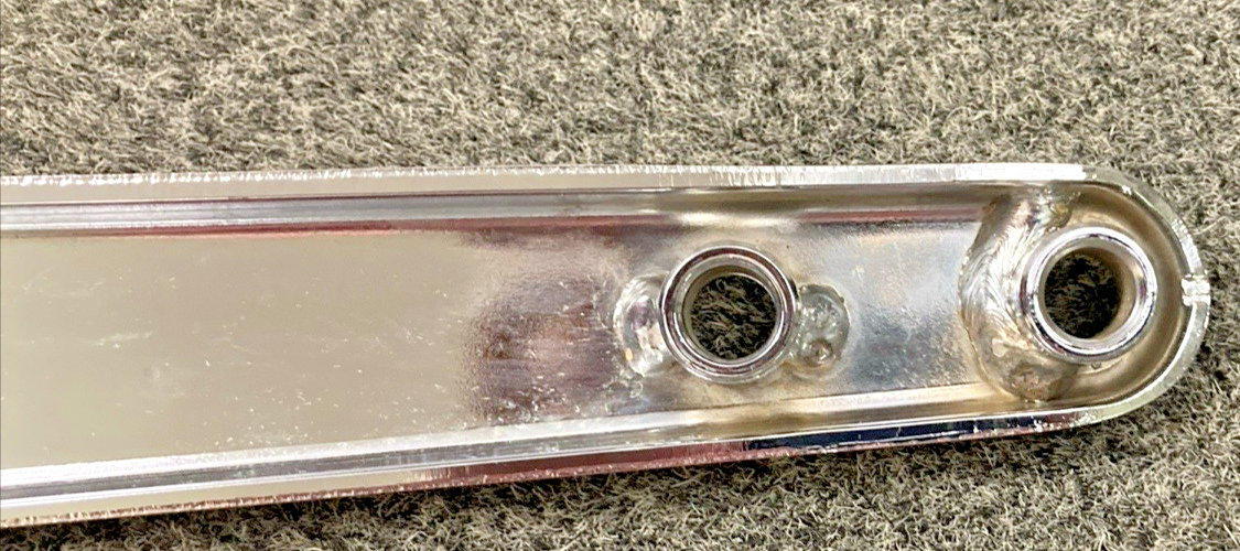 NEW REPLACES HARLEY DAVIDSON 59954-86 FENDER SUPPORT - LEFT (CHROME)