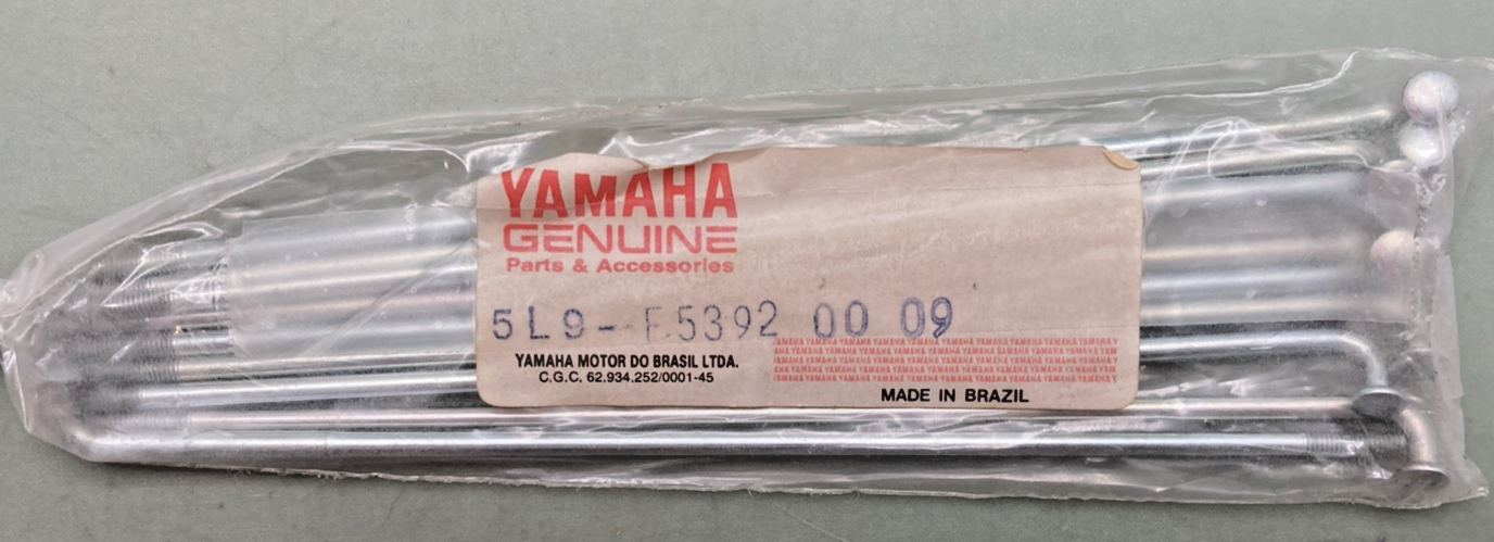 NEW GENUINE YAMAHA 3VC-F5304-00 COMPLETE REAR WHEEL SPOKE SET INCOMPLETE KIT
