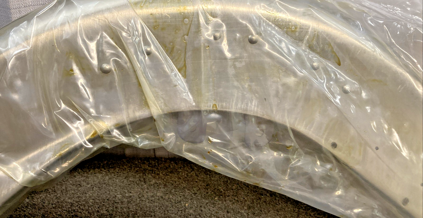 NEW GENUINE V-TWIN MANUFACTURING 50-0358 GLIDE STYLE STEEL REPLICA FRONT FENDER