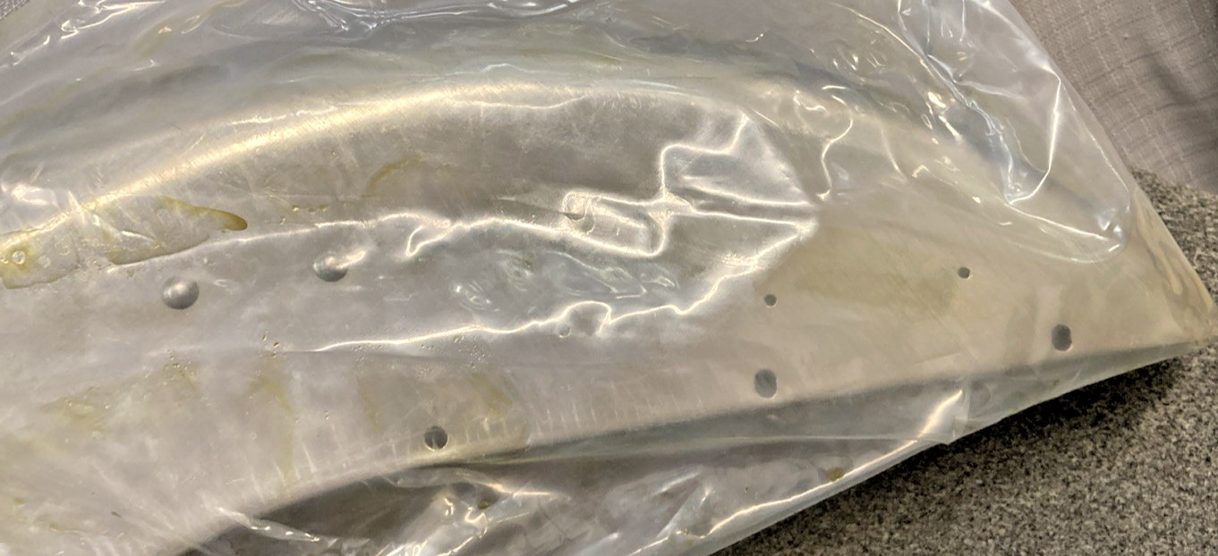 NEW GENUINE V-TWIN MANUFACTURING 50-0358 GLIDE STYLE STEEL REPLICA FRONT FENDER