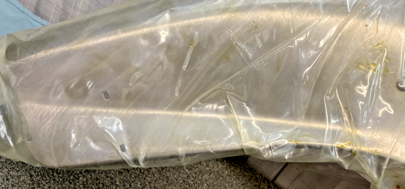 NEW GENUINE V-TWIN MANUFACTURING 50-0358 GLIDE STYLE STEEL REPLICA FRONT FENDER