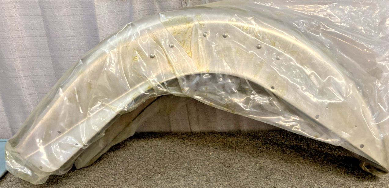 NEW GENUINE V-TWIN MANUFACTURING 50-0358 GLIDE STYLE STEEL REPLICA FRONT FENDER