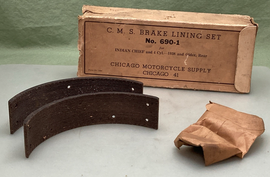 NEW GENUINE C.M.S. NO. 690-1 BRAKE LINING SET