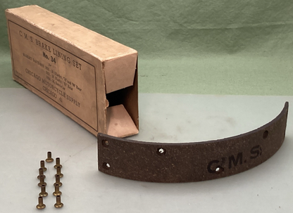 NEW GENUINE C.M.S. NO. 34 BRAKE LINING SET
