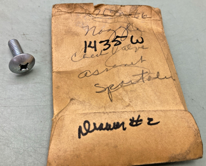 QTY 10 NEW GENUINE HARLEY DAVIDSON 1435W PHILLIPS TRUSS HEAD SCREW