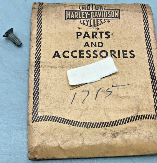 QTY 4 GENUINE HARLEY DAVIDSON 1715 FLAT SUNK HEAD SCREW