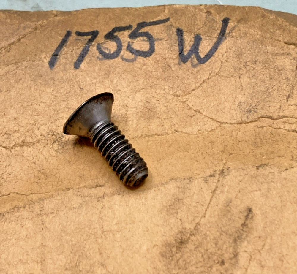 QTY 8 GENUINE HARLEY DAVIDSON 1755W HEX SOCKET FLAT COUNTERSUNK HEAD SCREW
