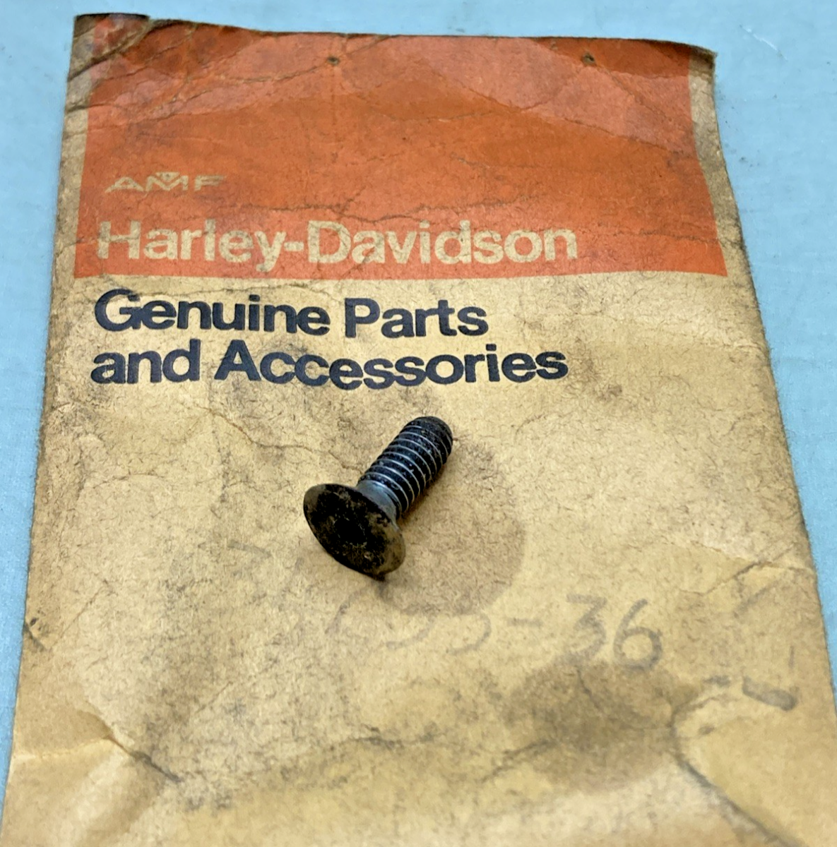 QTY 8 GENUINE HARLEY DAVIDSON 1755W HEX SOCKET FLAT COUNTERSUNK HEAD SCREW