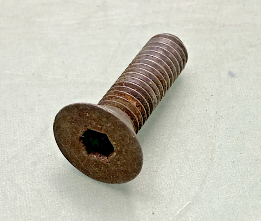 QTY 2 REPLACES HARLEY DAVIDSON 1766 HEX SOCKET FLAT SUNK HEAD SCREW